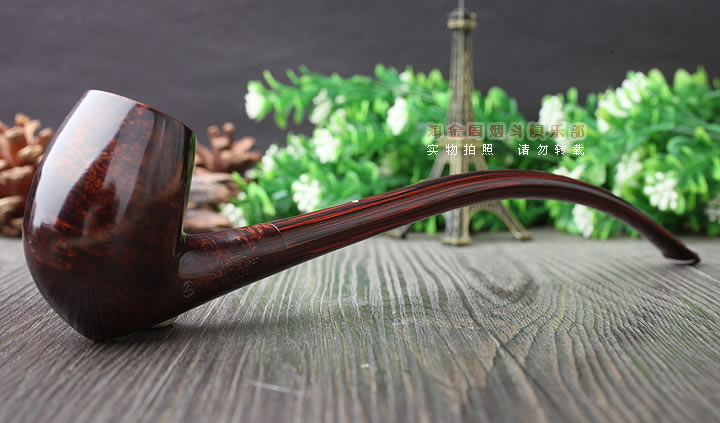 淘金周 英国Dunhill登喜路石楠木烟斗 5件套阅读斗 4号斗栗色光面-1