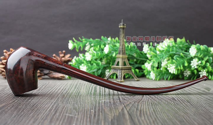 淘金周 英国Dunhill登喜路石楠木烟斗 5件套阅读斗 4号斗栗色光面-3