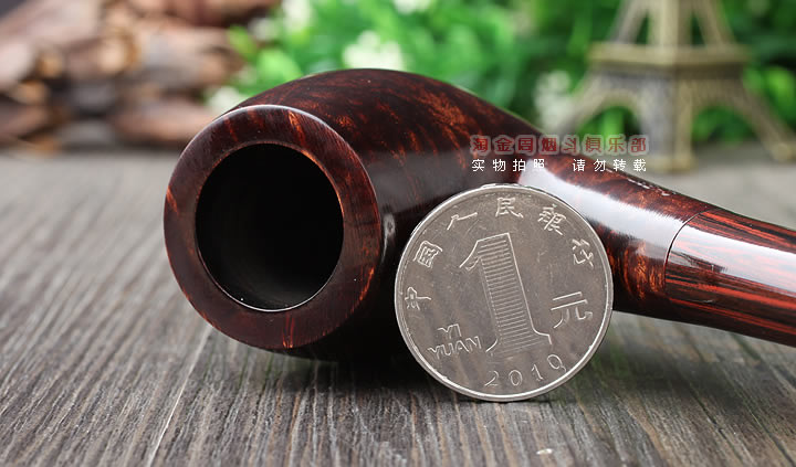 淘金周 英国Dunhill登喜路石楠木烟斗 5件套阅读斗 4号斗栗色光面-4