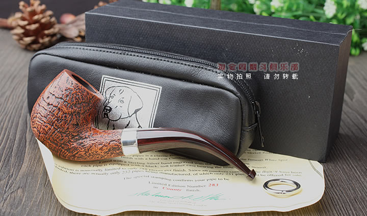 英国登喜路Dunhill 2018 狗年生肖纪念斗 全球限量288把 乡土喷砂-10