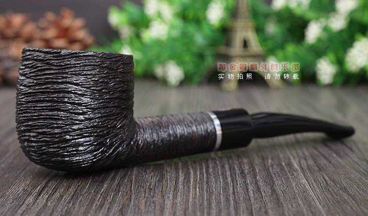 意大利沙芬SAVINELLI石楠木烟斗 5件套装OTELLO 乡村喷砂黑色121-1