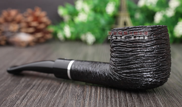 意大利沙芬SAVINELLI石楠木烟斗 5件套装OTELLO 乡村喷砂黑色121-2