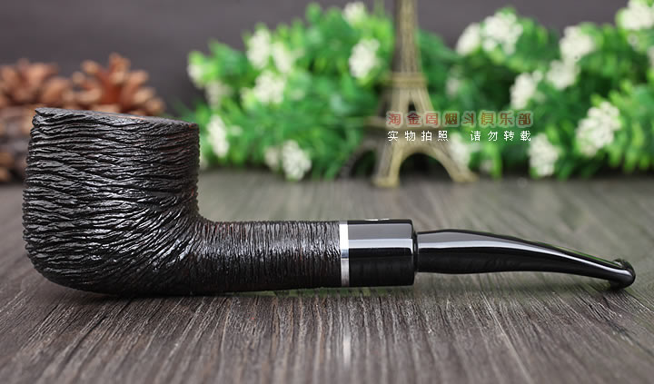 意大利沙芬SAVINELLI石楠木烟斗 5件套装OTELLO 乡村喷砂黑色121-3