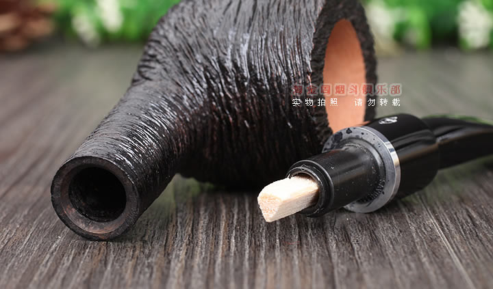 意大利沙芬SAVINELLI石楠木烟斗 5件套装OTELLO 乡村喷砂黑色121-6