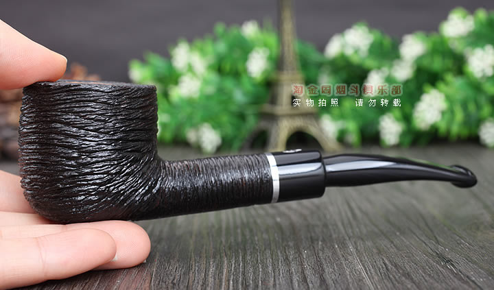 意大利沙芬SAVINELLI石楠木烟斗 5件套装OTELLO 乡村喷砂黑色121-8