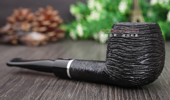 意大利沙芬SAVINELLI石楠木烟斗 5件套装OTELLO 乡村喷砂黑色207-2