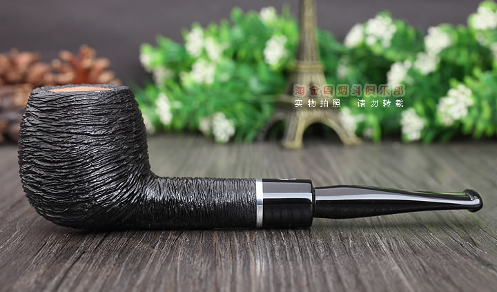 意大利沙芬SAVINELLI石楠木烟斗 5件套装OTELLO 乡村喷砂黑色207-3
