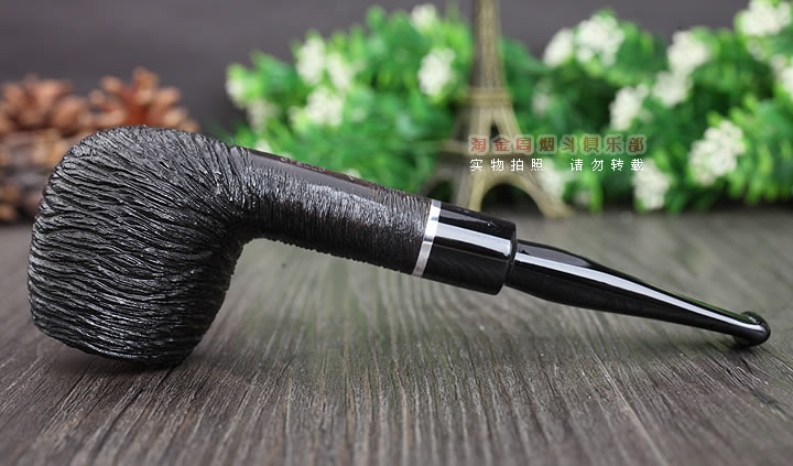 意大利沙芬SAVINELLI石楠木烟斗 5件套装OTELLO 乡村喷砂黑色207-4