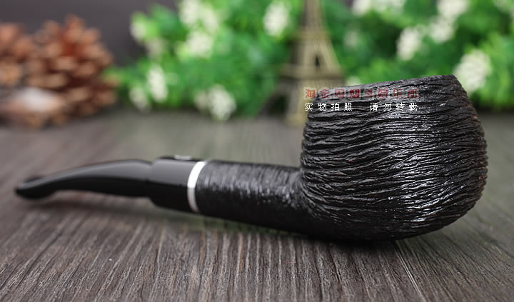 意大利沙芬SAVINELLI石楠木烟斗 5件套装OTELLO 乡村喷砂黑色315-2