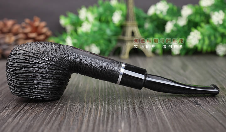 意大利沙芬SAVINELLI石楠木烟斗 5件套装OTELLO 乡村喷砂黑色315-4