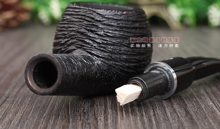 意大利沙芬SAVINELLI石楠木烟斗 5件套装OTELLO 乡村喷砂黑色315-6