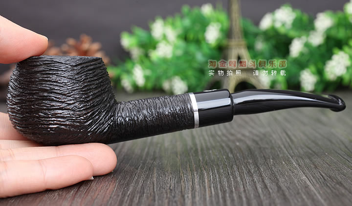 意大利沙芬SAVINELLI石楠木烟斗 5件套装OTELLO 乡村喷砂黑色315-8
