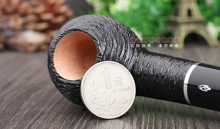 意大利沙芬SAVINELLI石楠木烟斗 5件套装OTELLO 乡村喷砂黑色321-5