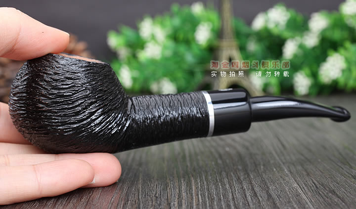 意大利沙芬SAVINELLI石楠木烟斗 5件套装OTELLO 乡村喷砂黑色321-8