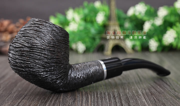 意大利沙芬SAVINELLI石楠木烟斗 5件套装OTELLO 乡村喷砂黑色645-1