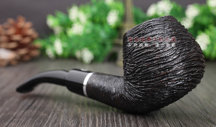 意大利沙芬SAVINELLI石楠木烟斗 5件套装OTELLO 乡村喷砂黑色645-2