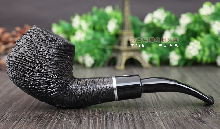意大利沙芬SAVINELLI石楠木烟斗 5件套装OTELLO 乡村喷砂黑色645-3