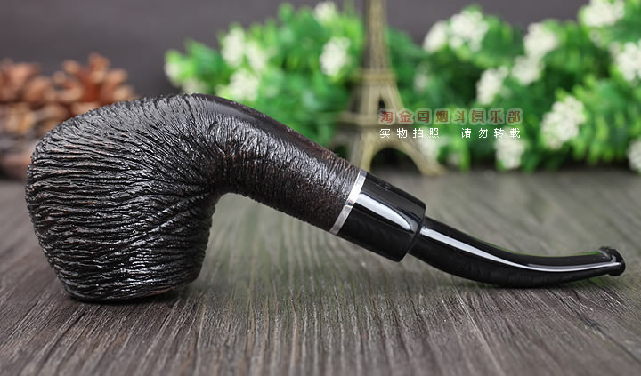 意大利沙芬SAVINELLI石楠木烟斗 5件套装OTELLO 乡村喷砂黑色645-4