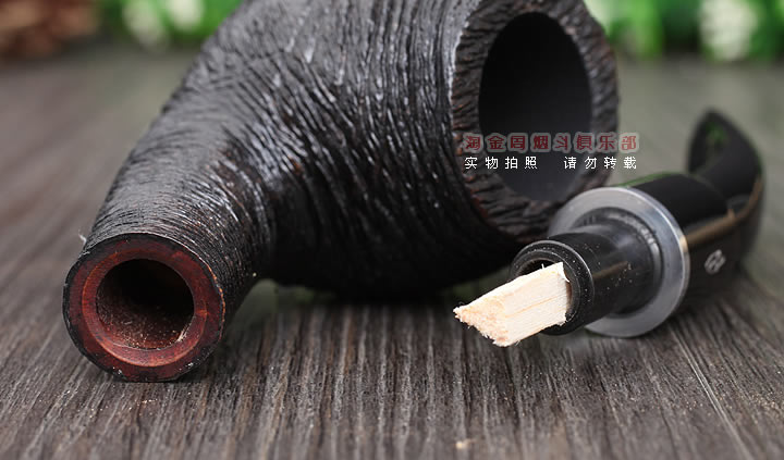 意大利沙芬SAVINELLI石楠木烟斗 5件套装OTELLO 乡村喷砂黑色645-6