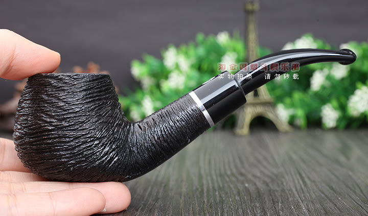 意大利沙芬SAVINELLI石楠木烟斗 5件套装OTELLO 乡村喷砂黑色645-8