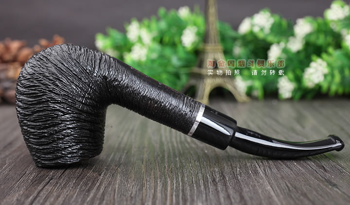 意大利沙芬SAVINELLI石楠木烟斗 5件套装OTELLO 乡村喷砂黑色670-4