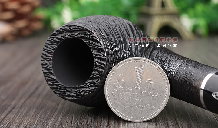 意大利沙芬SAVINELLI石楠木烟斗 5件套装OTELLO 乡村喷砂黑色670-5