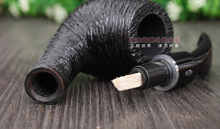 意大利沙芬SAVINELLI石楠木烟斗 5件套装OTELLO 乡村喷砂黑色670-6