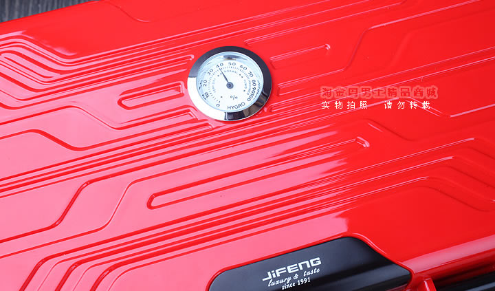 雪便携茄保湿盒 季风塑料10支红色 户外密封防水雪茄盒含打孔器-10