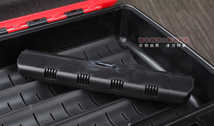 雪便携茄保湿盒 季风塑料10支红色 户外密封防水雪茄盒含打孔器-6