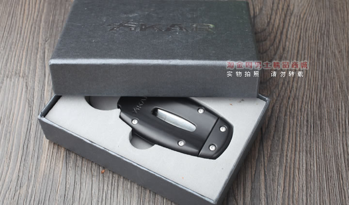 淘金周 Xikar雪茄刀雪茄剪美国原装进口Xikar双用雪茄剪V切156BK-5