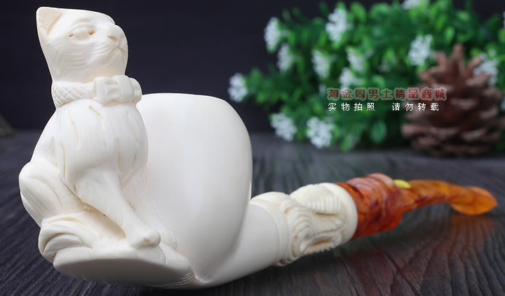 淘金周 原装正品土耳其A.Govem海泡石烟斗 5件套AG013中大号-1