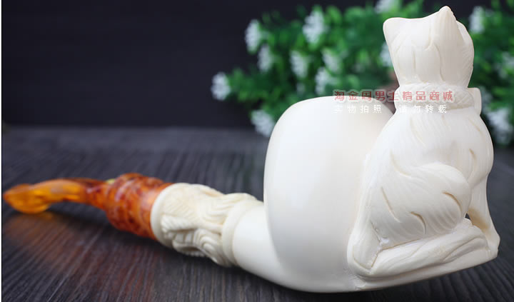 淘金周 原装正品土耳其A.Govem海泡石烟斗 5件套AG013中大号-2