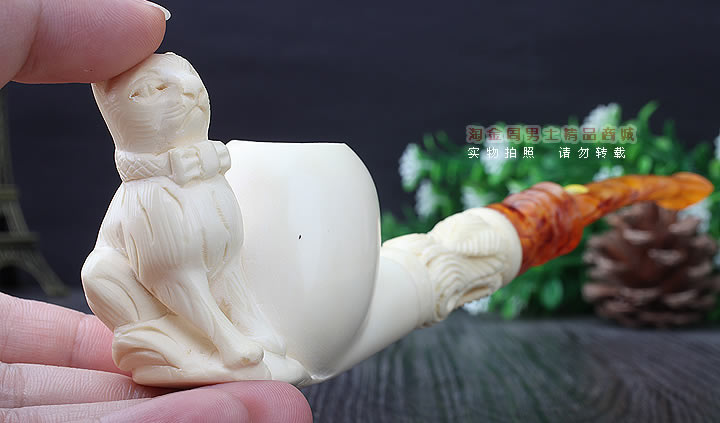 淘金周 原装正品土耳其A.Govem海泡石烟斗 5件套AG013中大号-9