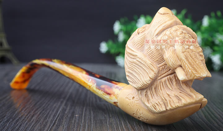 淘金周 原装正品土耳其A.Govem海泡石烟斗 5件套烟斗AG015中大-2