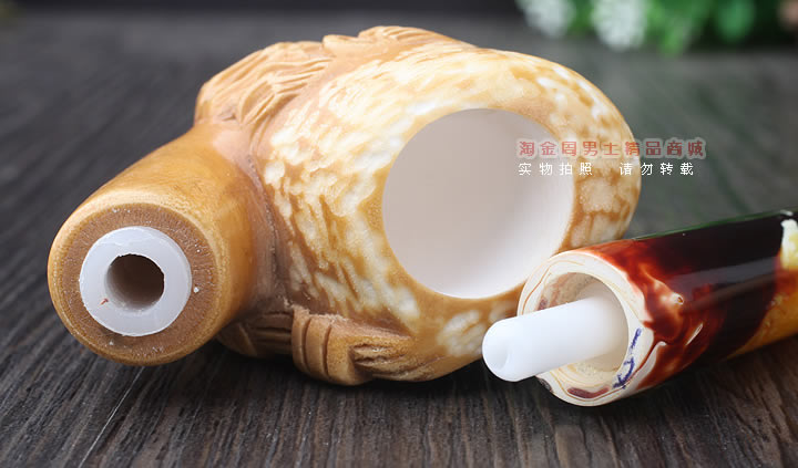 淘金周 原装正品土耳其A.Govem海泡石烟斗 5件套AG026中大号-7