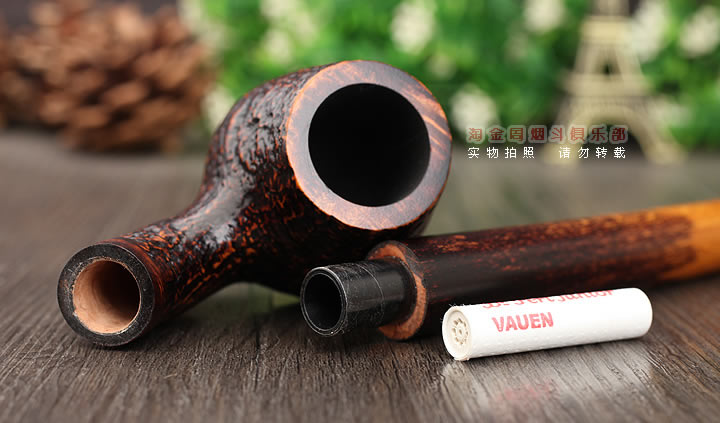进口德国华云 Auenland魔戒 阅读斗石楠木烟斗特惠6件套modon麻面-6