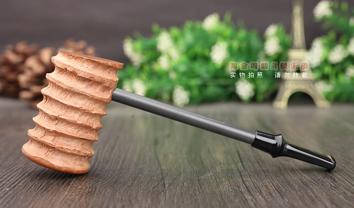 丹麦大师艾尔唐Tom Eltang石楠木手工烟斗 5件套锤子斗 原木雕刻-4