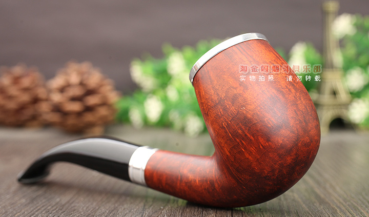 法国CHACOM CC Baccara进口石楠木烟斗 5件套装 巴卡拉棕色光面43-2