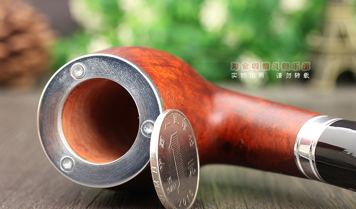 法国CHACOM CC Baccara进口石楠木烟斗 5件套装 巴卡拉棕色光面43-5