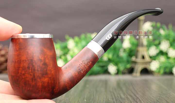 法国CHACOM CC Baccara进口石楠木烟斗 5件套装 巴卡拉棕色光面43-9