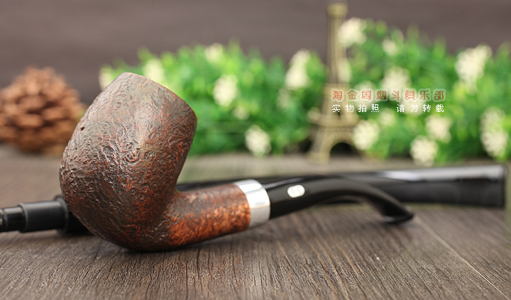 淘金周 法国CHACOM CC石楠木烟斗 5件套装IDEAL阅读斗双嘴 麻面42-1