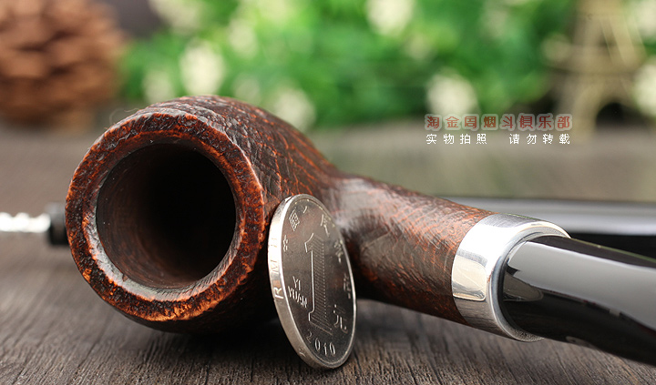 淘金周 法国CHACOM CC石楠木烟斗 5件套装IDEAL阅读斗双嘴 麻面42-5