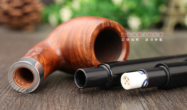 淘金周 法国CHACOM CC石楠木烟斗 5件套装IDEAL阅读斗 双嘴42-4