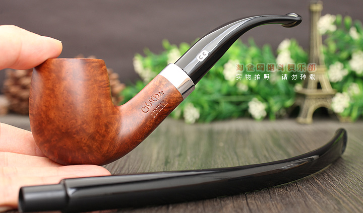 淘金周 法国CHACOM CC石楠木烟斗 5件套装IDEAL阅读斗 双嘴42-9