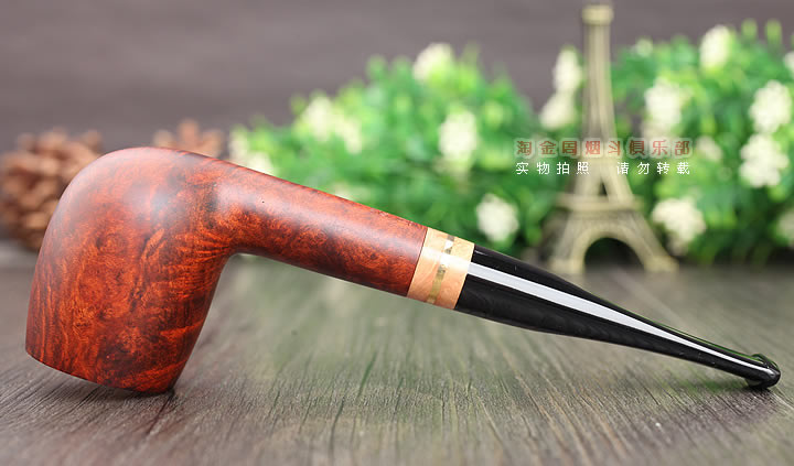 进口烟具 法国CHACOM CC石楠木烟斗 五件套装ALPINA 棕红哑光110-4