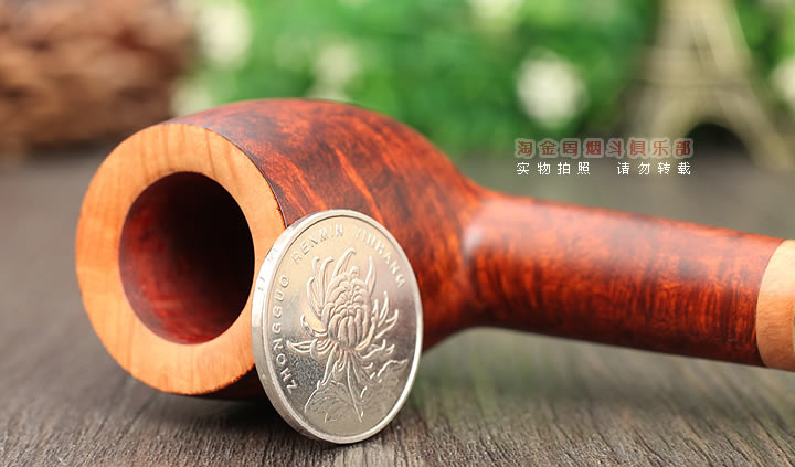 进口烟具 法国CHACOM CC石楠木烟斗 五件套装ALPINA 棕红哑光110-5