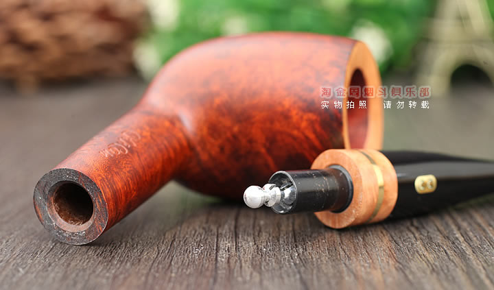 进口烟具 法国CHACOM CC石楠木烟斗 五件套装ALPINA 棕红哑光110-6