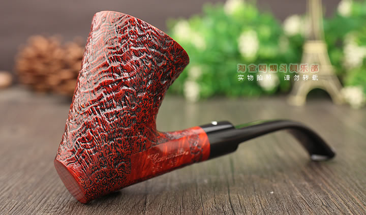 淘金周 意大利大师Caminetto白胡子石楠木手工烟斗 5件套装AC02-1
