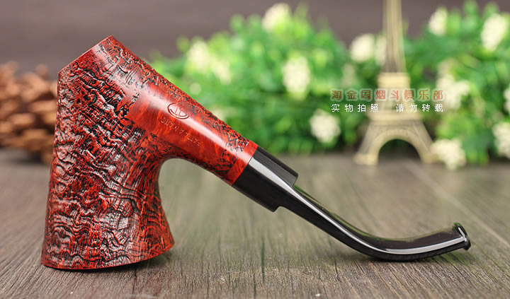 淘金周 意大利大师Caminetto白胡子石楠木手工烟斗 5件套装AC02-4