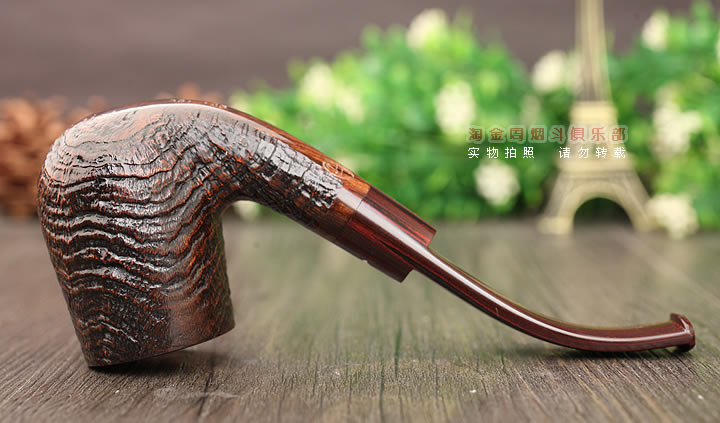 淘金周 意大利大师Caminetto白胡子石楠木手工烟斗 5件套装AC03-4